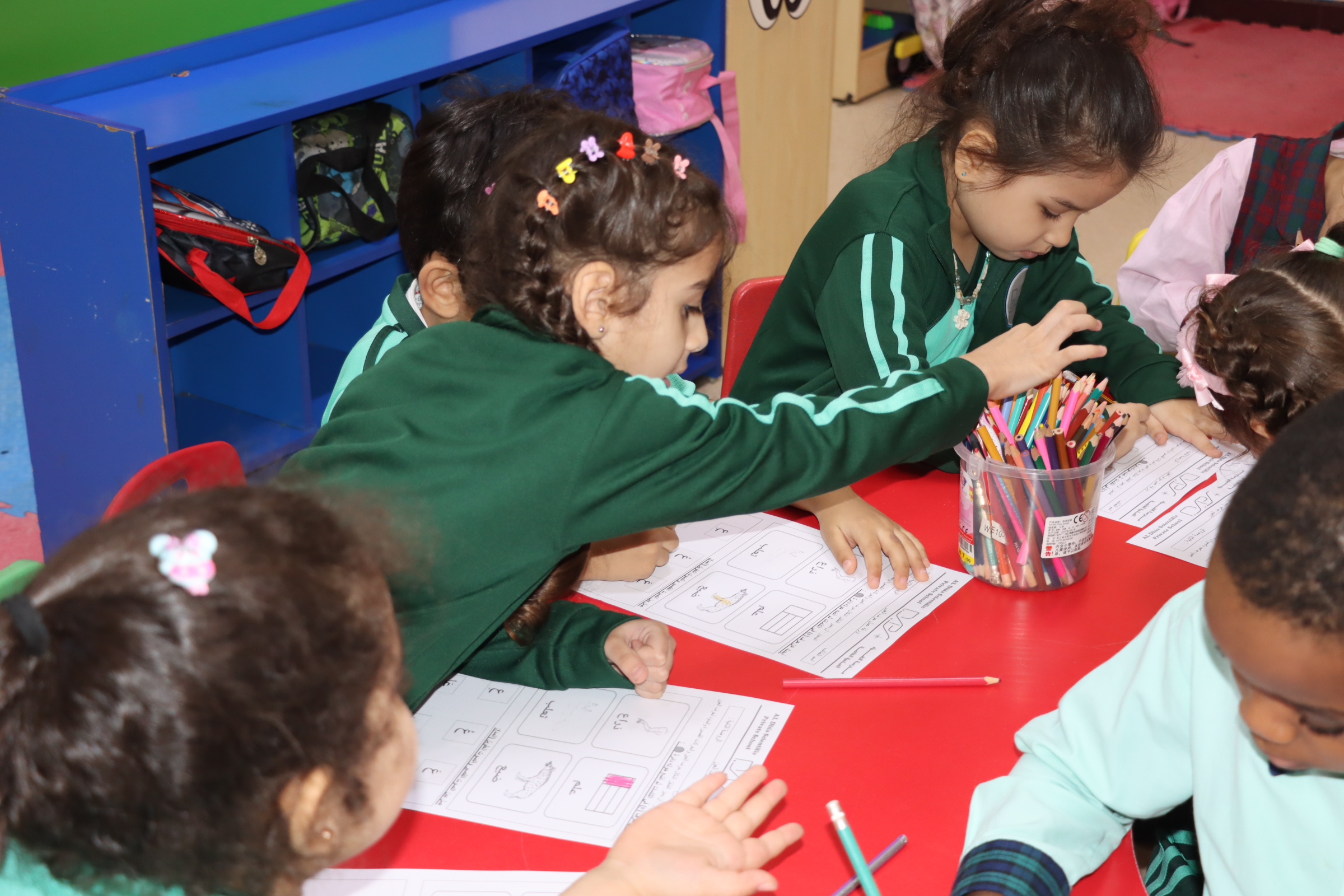 Students collaborating